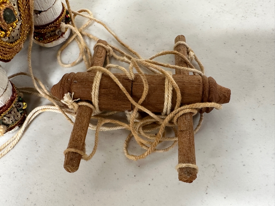 Vintage Burmese Elephant Marionette Puppet 6H [Photo 9]