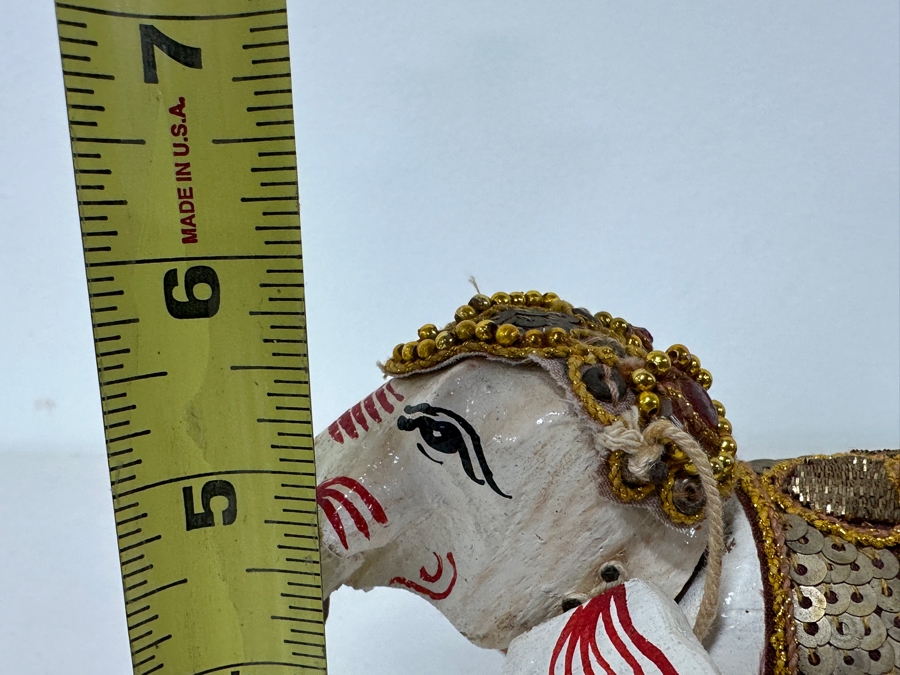 Vintage Burmese Elephant Marionette Puppet 6H [Photo 12]