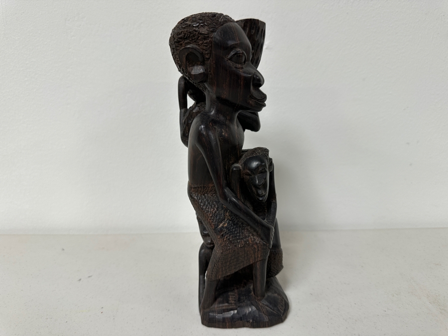 Vintage African Makonde Tree Of Life Sculpture 9.5H [Photo 14]