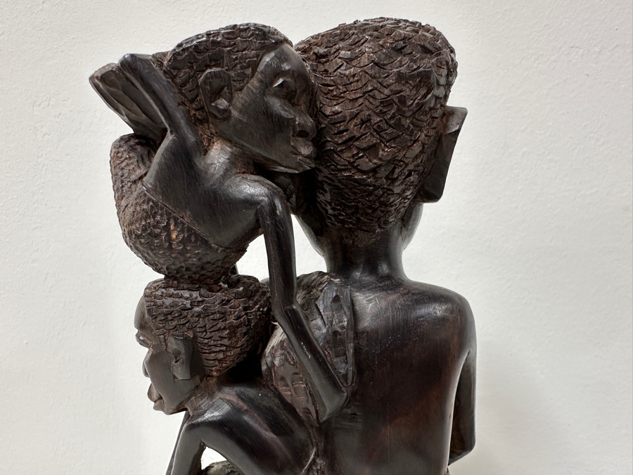 Vintage African Makonde Tree Of Life Sculpture 9.5H [Photo 12]