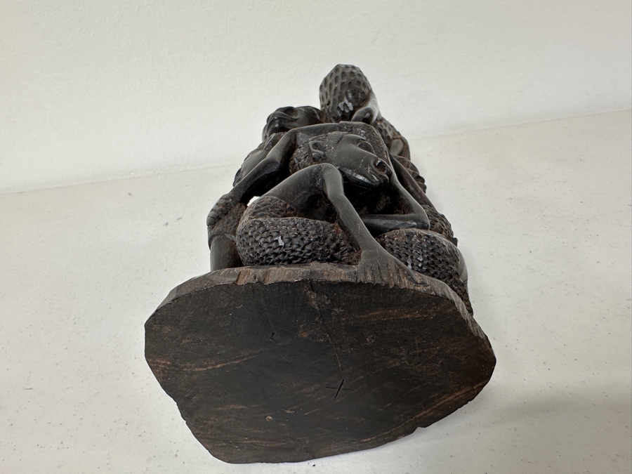 Vintage African Makonde Tree Of Life Sculpture 9.5H [Photo 17]