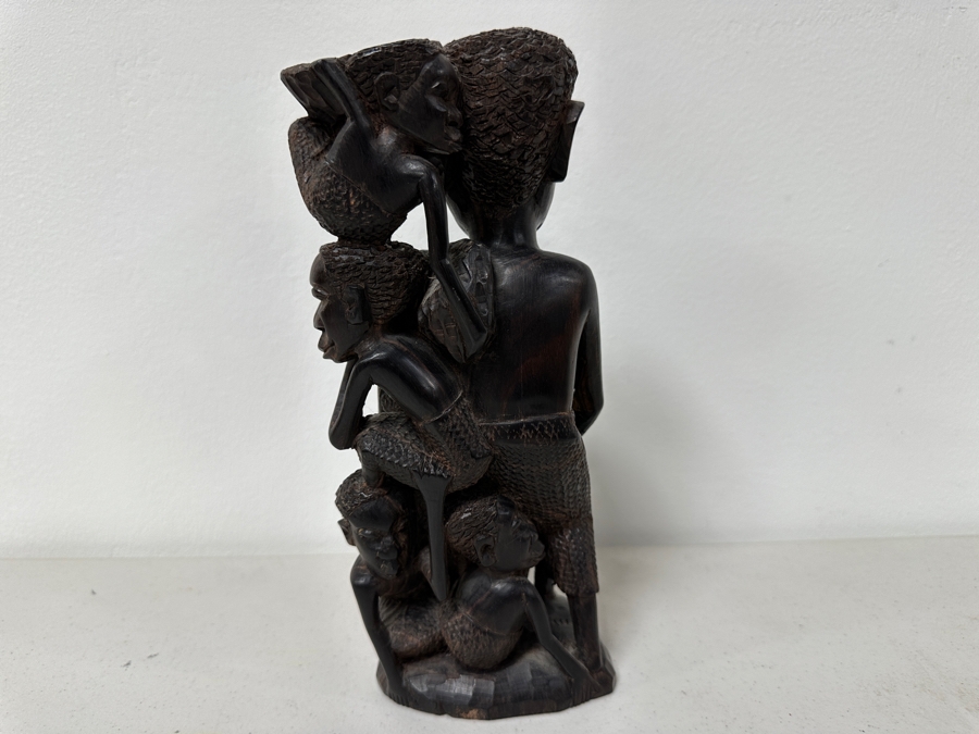 Vintage African Makonde Tree Of Life Sculpture 9.5H [Photo 11]