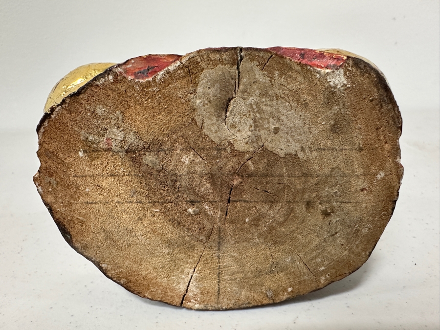 Antique Chinese Giltwood Buddha Statue 7H [Photo 15]