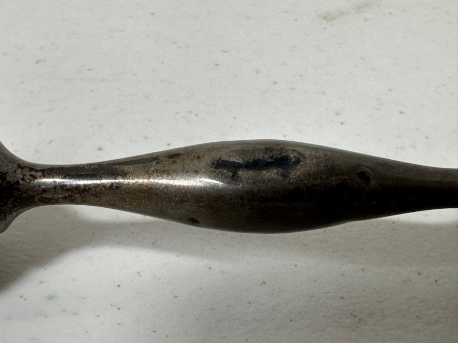 Sterling Silver Baby Rattle 4.25'L 21.8g [Photo 6]