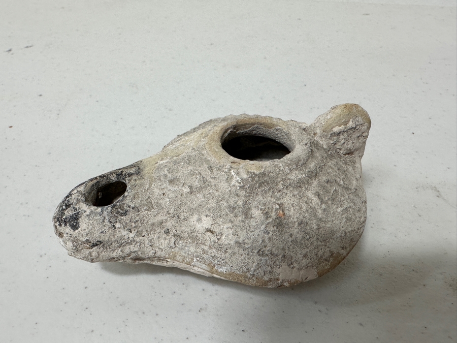 Just Added - Antique Small Roman Oil Lamp [Photo 5]