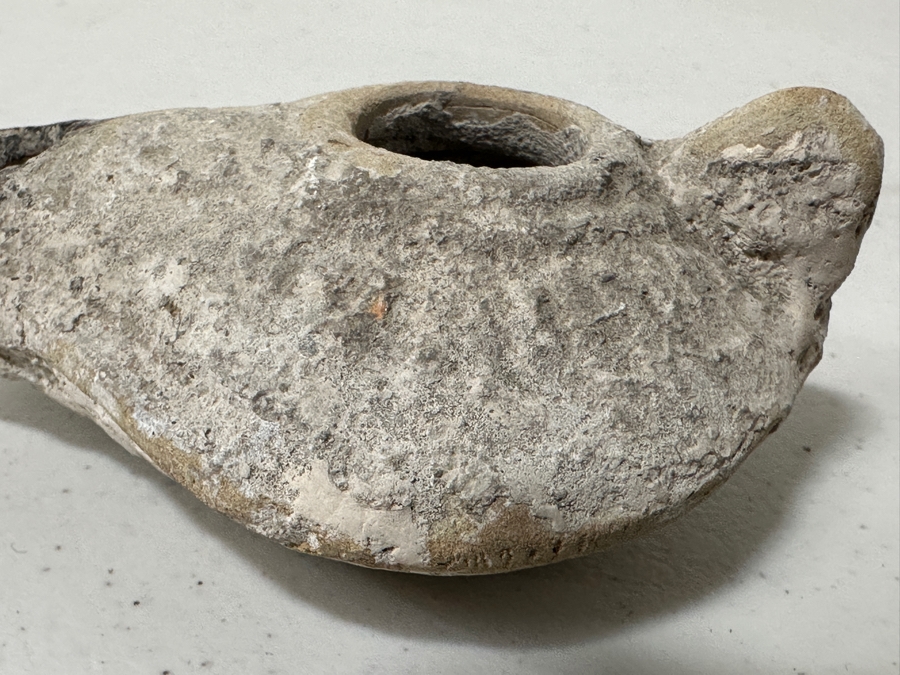 Just Added - Antique Small Roman Oil Lamp [Photo 8]