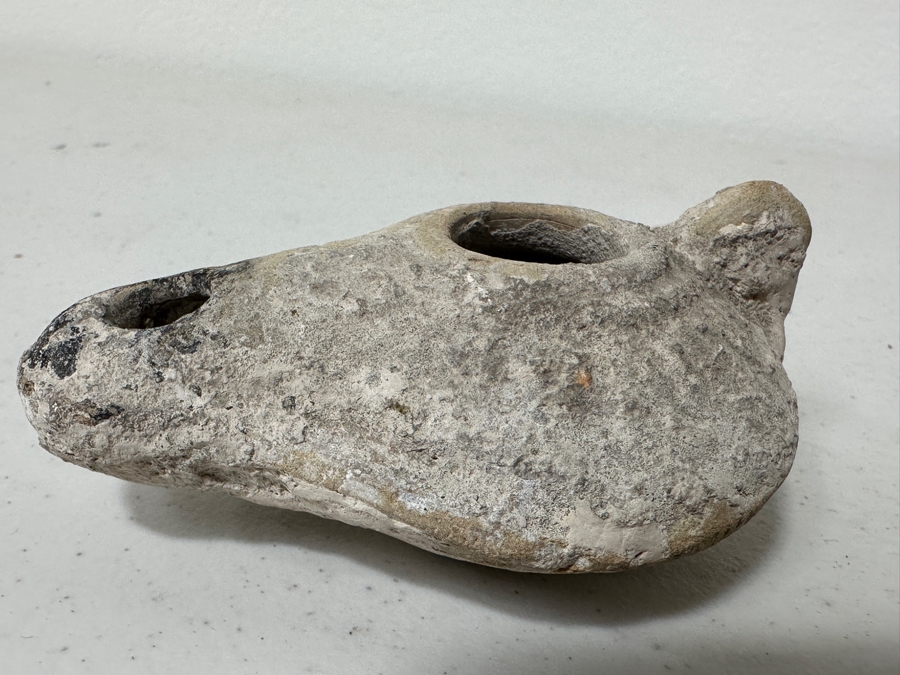 Just Added - Antique Small Roman Oil Lamp [Photo 4]