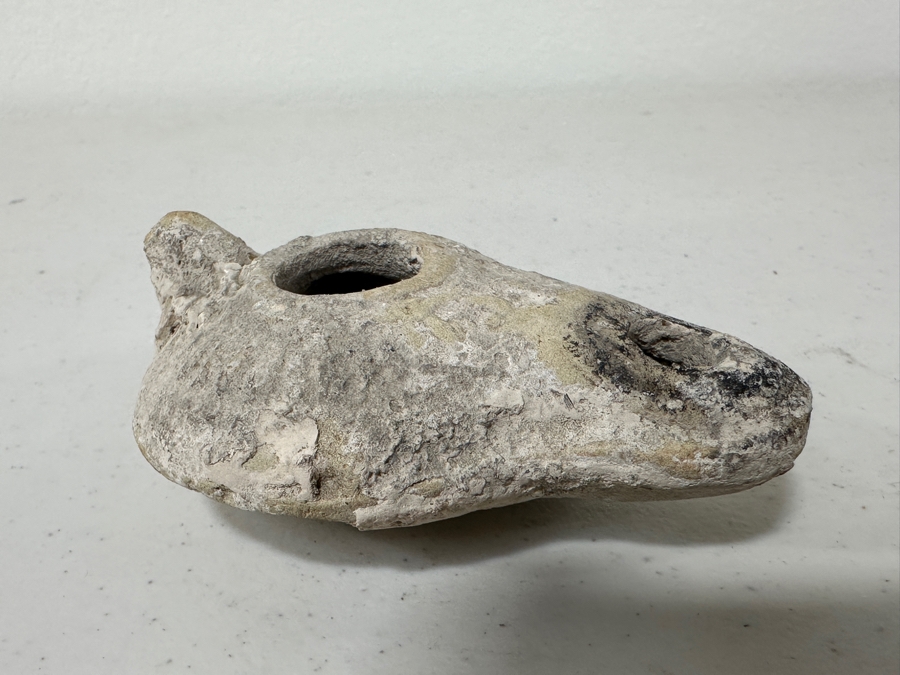 Just Added - Antique Small Roman Oil Lamp [Photo 2]