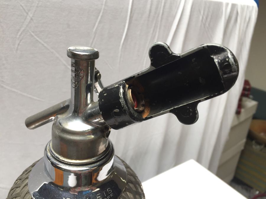 Vintage Wire Mesh Seltzer Bottle - Made in Czechoslovakia - Sparklets [Photo 7]