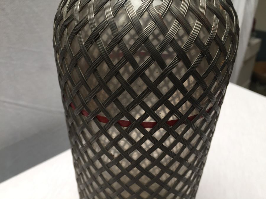 Vintage Wire Mesh Seltzer Bottle - Made in Czechoslovakia - Sparklets [Photo 11]