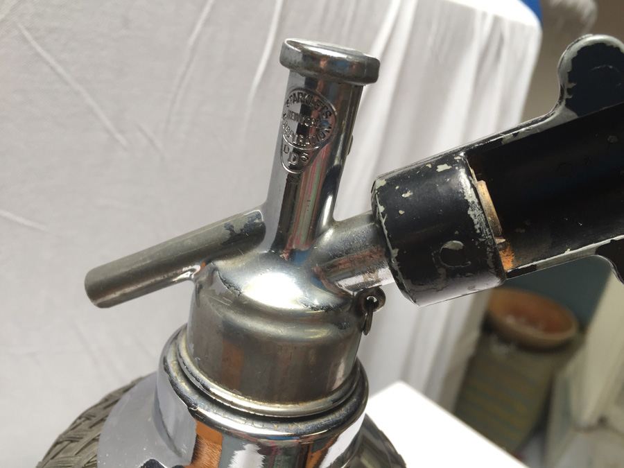 Vintage Wire Mesh Seltzer Bottle - Made in Czechoslovakia - Sparklets [Photo 8]