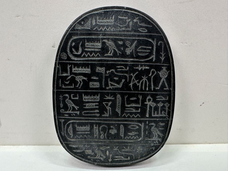 Just Added - Vintage Hand Carved Stone Scarab Beetle [Photo 2]