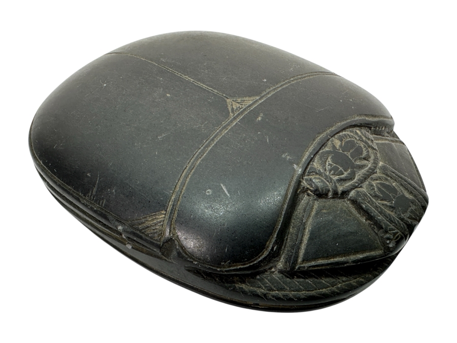 Just Added - Vintage Hand Carved Stone Scarab Beetle