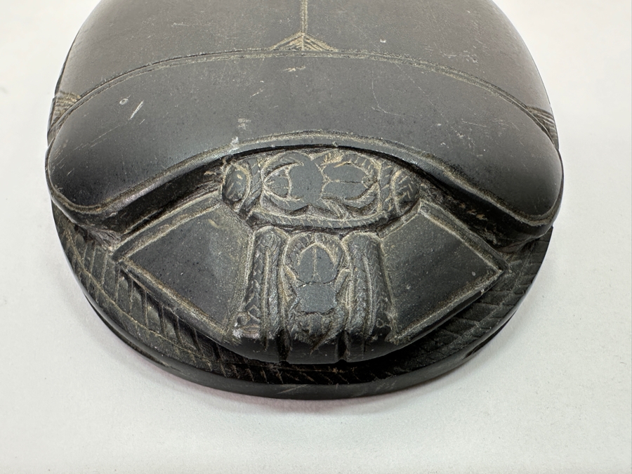 Just Added - Vintage Hand Carved Stone Scarab Beetle [Photo 7]