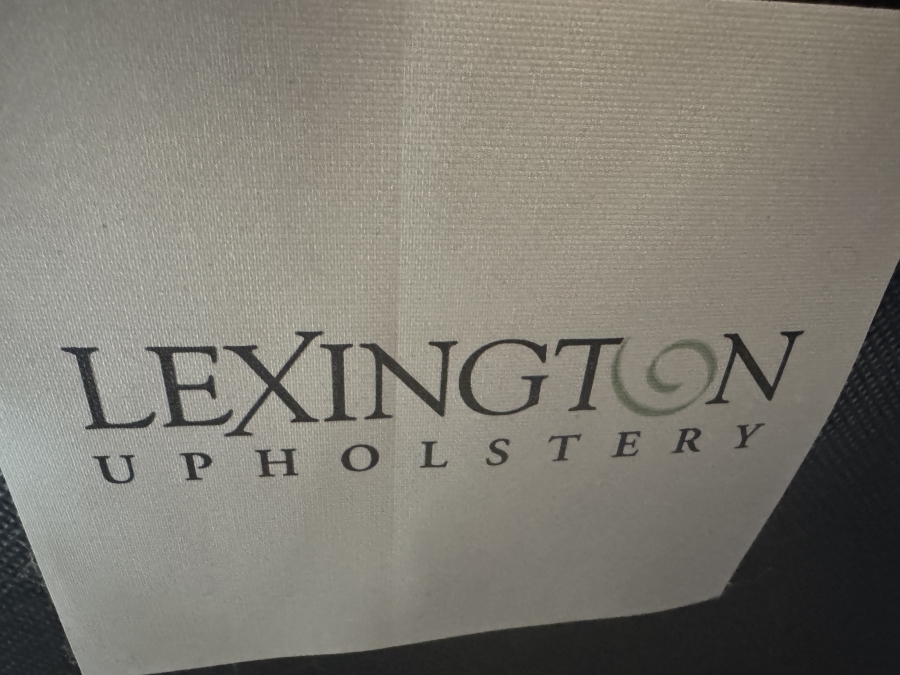 Lexington Upholstered Armchair (32'W x 44'D x 40'H) and Ottoman (28'W x 22'D x 16'H) [Photo 5]