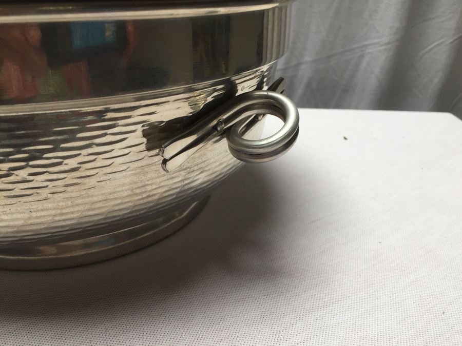 Hammered Aluminum Ice Bucket - Made in Italy [Photo 3]