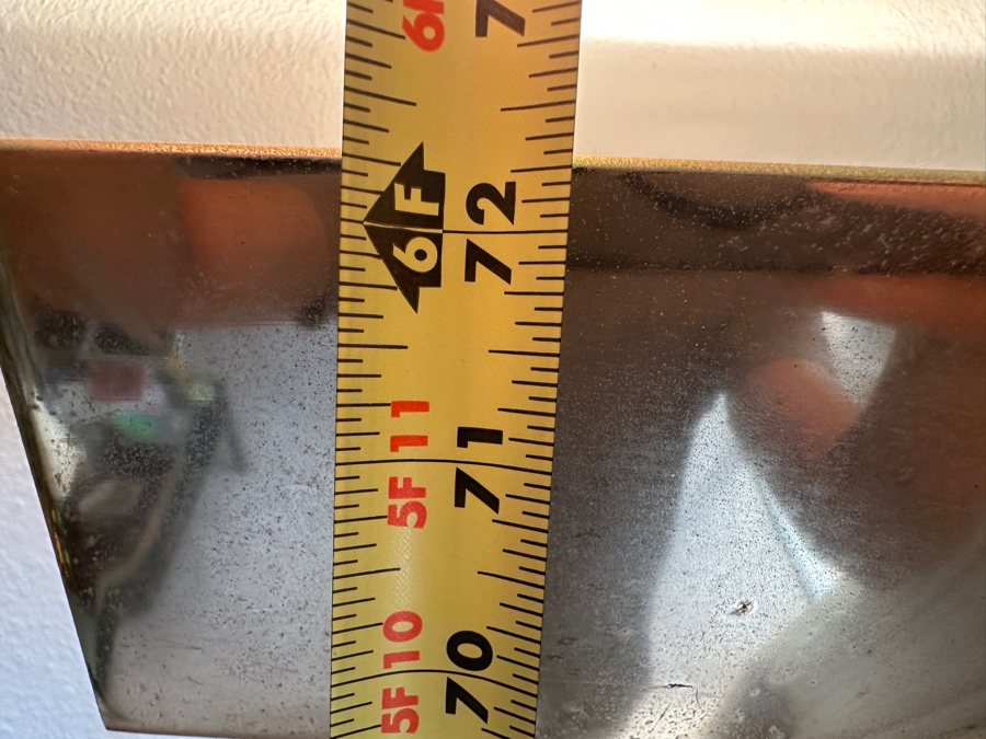 Just Added - Vintage Italian Brass Floor Lamp Milan 72H [Photo 10]