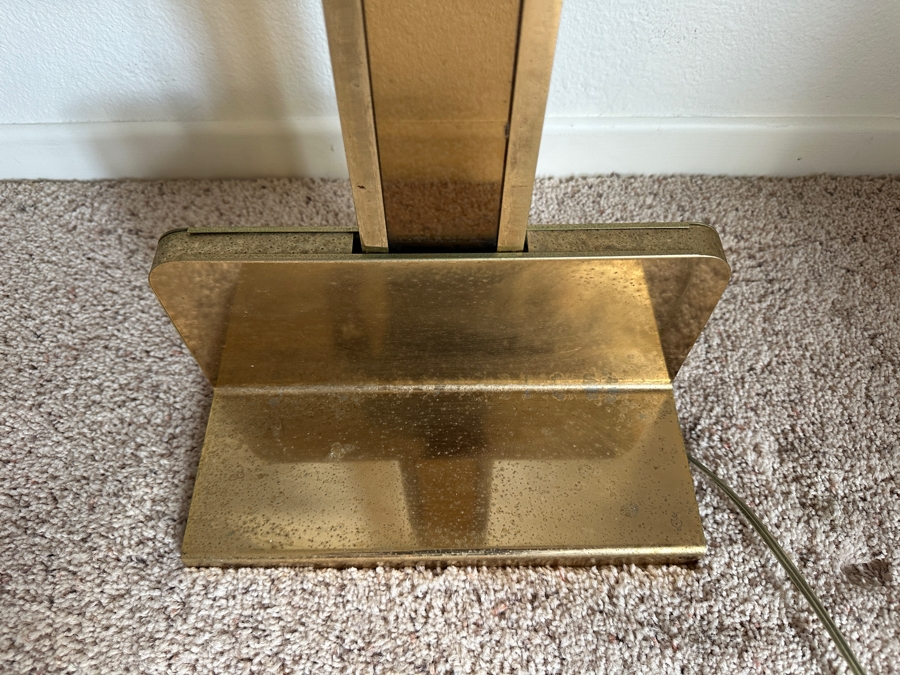 Just Added - Vintage Italian Brass Floor Lamp Milan 72H [Photo 3]