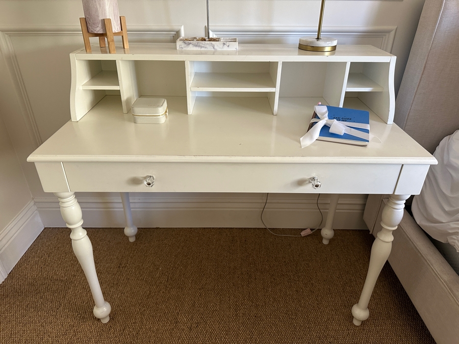 Just Added - Pottery Barn Kids White Desk 44W X 22D X 38H