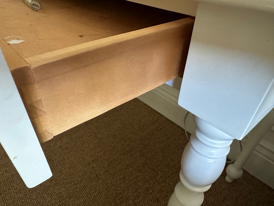 Just Added - Pottery Barn Kids White Desk 44W X 22D X 38H [Photo 4]