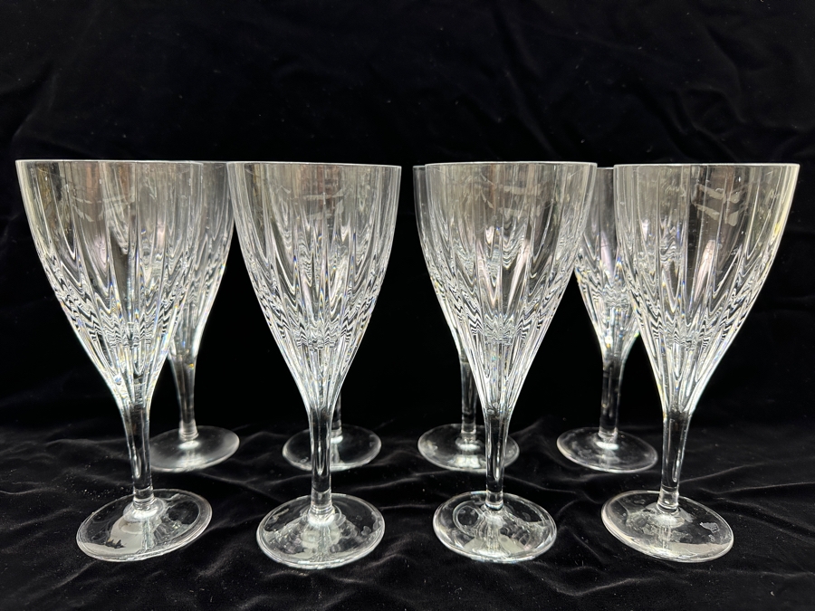 Atlantis Crystal Fantasy Cut Water Glasses 8'H [Photo 3]