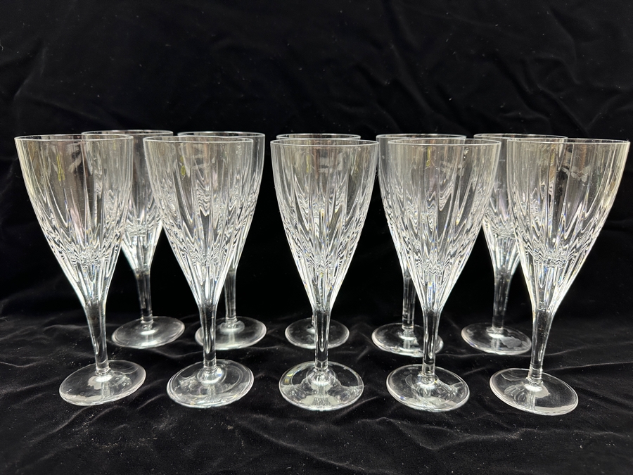 Atlantis Crystal Fantasy Cut Wine Glasses 7.75'H [Photo 2]