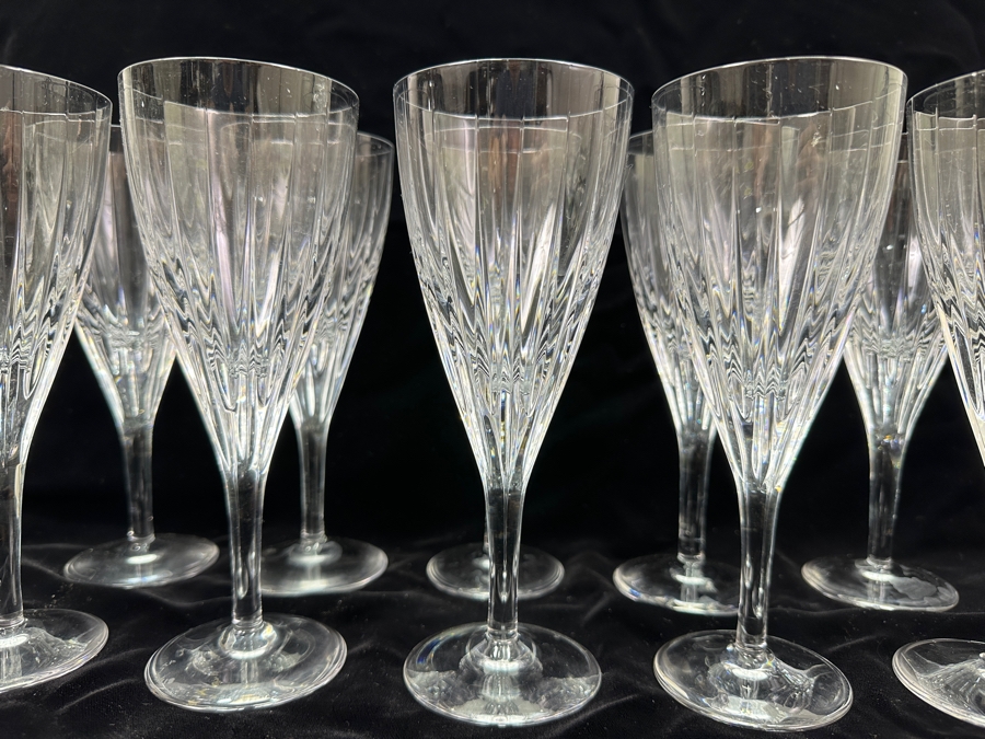 Atlantis Crystal Fantasy Cut Wine Glasses 7.75'H [Photo 4]