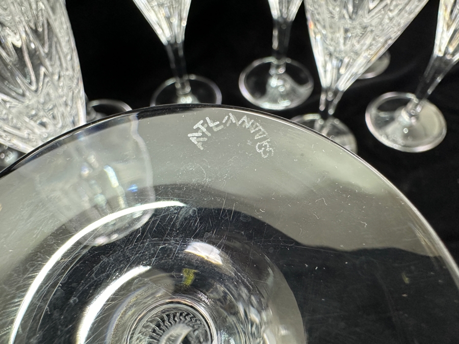 Atlantis Crystal Fantasy Cut Wine Glasses 7.75'H [Photo 6]