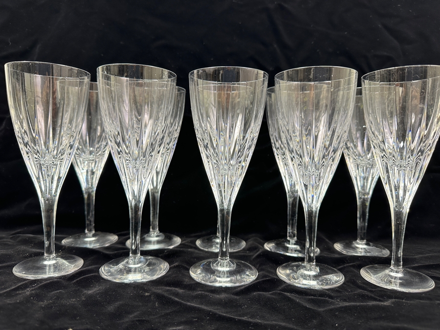 Atlantis Crystal Fantasy Cut Wine Glasses 7.75'H [Photo 3]