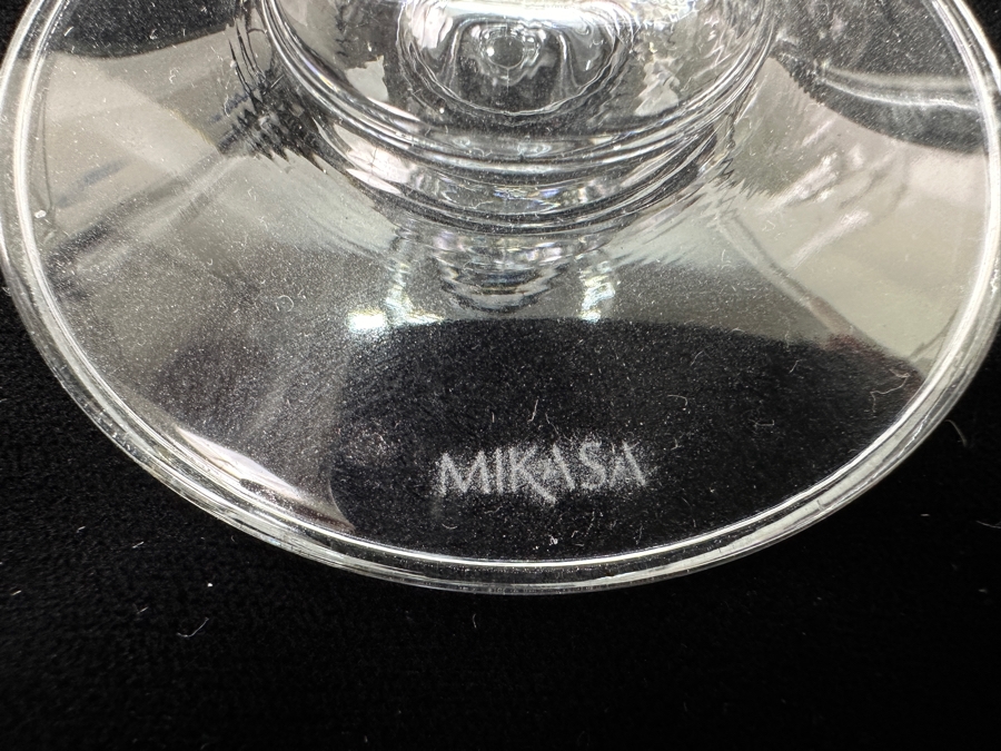 Set of (6) Mikasa French Countryside Crystal Water Goblet 7.5'H [Photo 3]