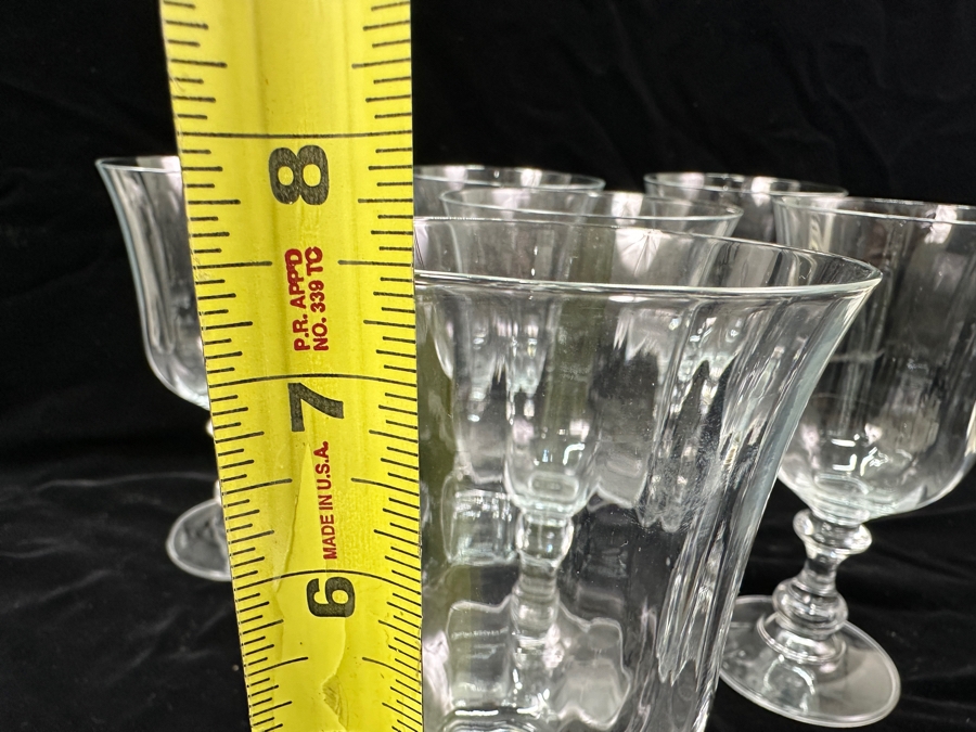 Set of (6) Mikasa French Countryside Crystal Water Goblet 7.5'H [Photo 4]