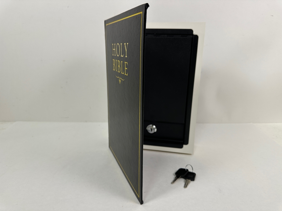 Holy Bible Book Safe with Keys 8'W x 2'D x 11'H [Photo 2]