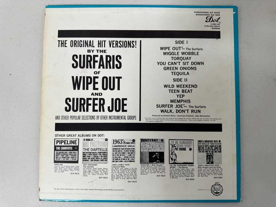 The Surfaris The Original Hit Versions! Vinyl Record [Photo 2]