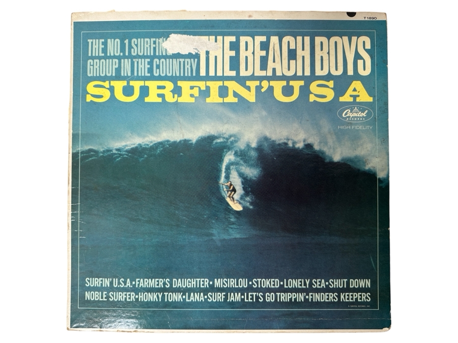 The Beach Boys SURFIN'USA Vinyl Record