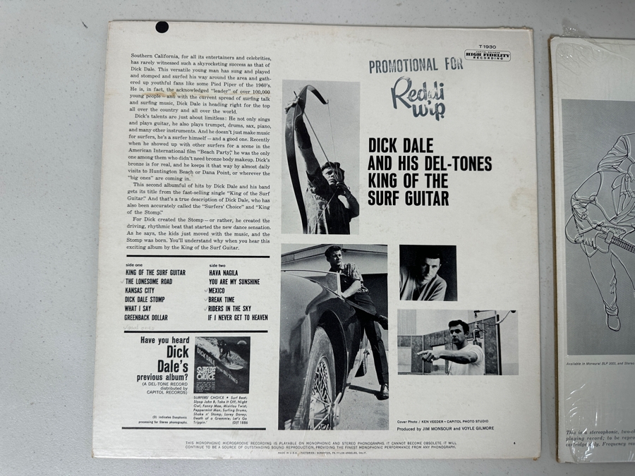 Dick Dale King Of The Surf Guitar And The Ventures Don't Run Vinyl Records [Photo 4]