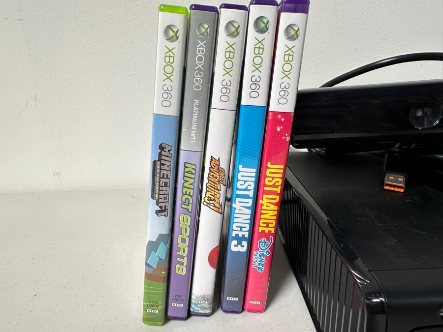 X-Box 360 with (2) Controllers and Assortment of Games [Photo 3]