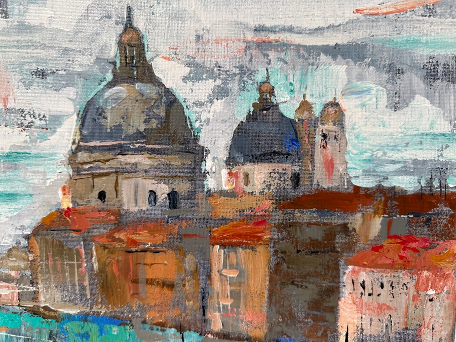 Just Added - Igor Koutsenko Original Oil Painting On Canvas 12 X 12 [Photo 2]