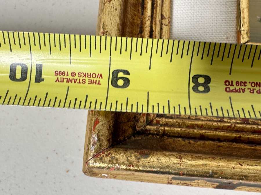 Just Added - Original Hand Painted Indian Miniature Painting 4.5 X 7.5 Framed 9 X 12 [Photo 9]