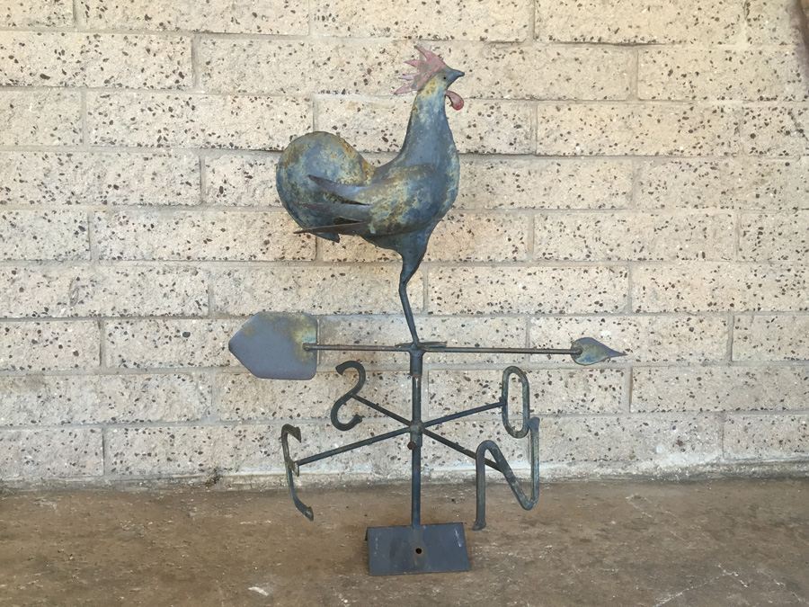 Hand Crafted by Canadian Artist - Metal Rooster Weather Vane - One Of A Kind [Photo 1]