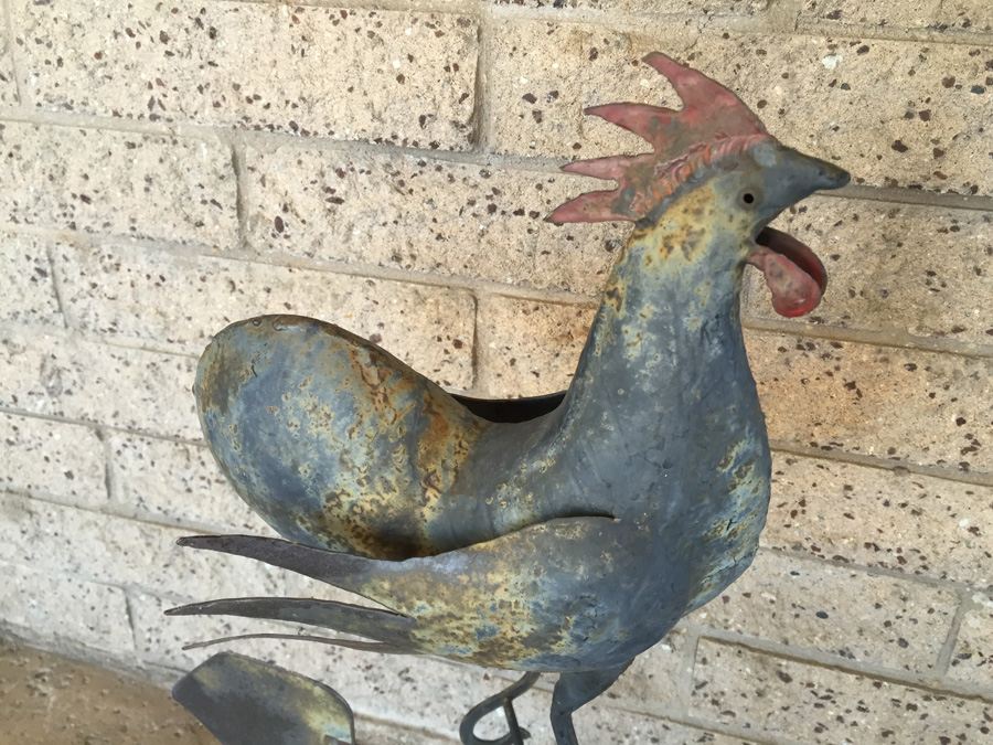 Hand Crafted by Canadian Artist - Metal Rooster Weather Vane - One Of A Kind [Photo 5]