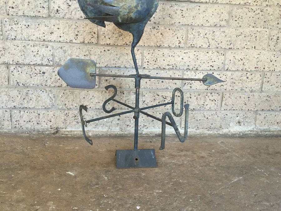 Hand Crafted by Canadian Artist - Metal Rooster Weather Vane - One Of A Kind [Photo 4]