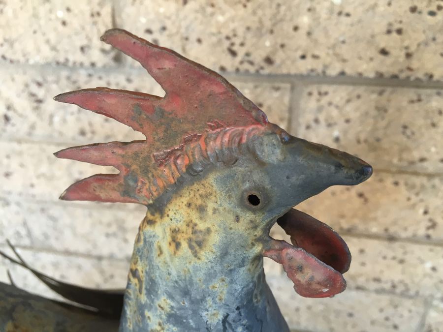 Hand Crafted by Canadian Artist - Metal Rooster Weather Vane - One Of A Kind [Photo 2]