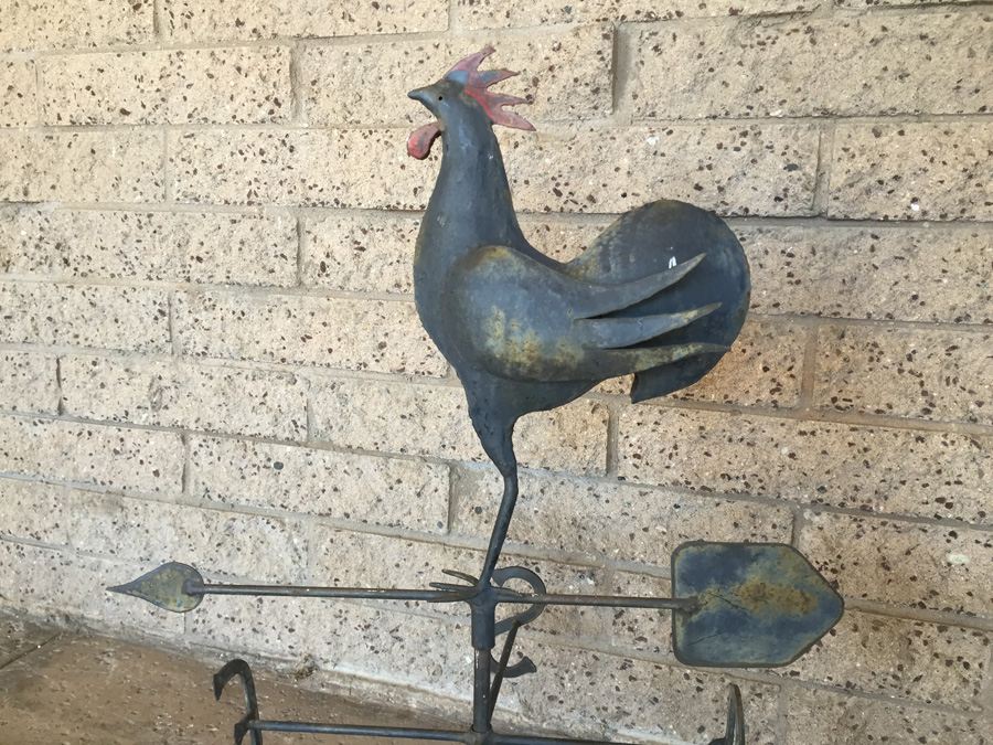 Hand Crafted by Canadian Artist - Metal Rooster Weather Vane - One Of A Kind [Photo 12]