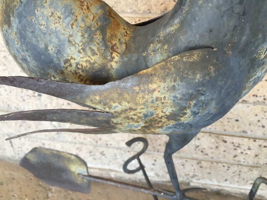 Hand Crafted by Canadian Artist - Metal Rooster Weather Vane - One Of A Kind [Photo 7]