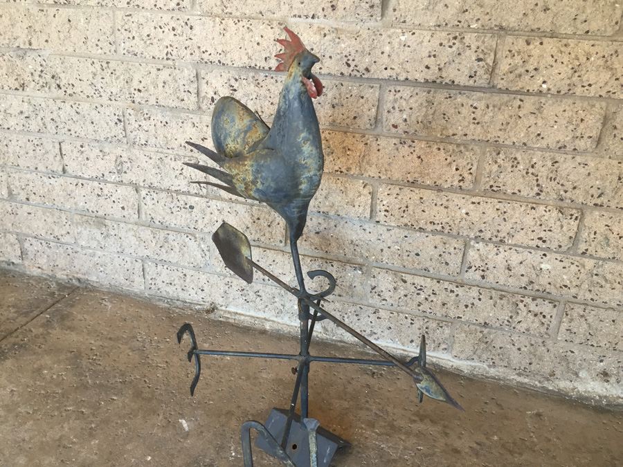 Hand Crafted by Canadian Artist - Metal Rooster Weather Vane - One Of A Kind [Photo 14]