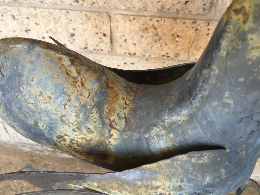 Hand Crafted by Canadian Artist - Metal Rooster Weather Vane - One Of A Kind [Photo 6]