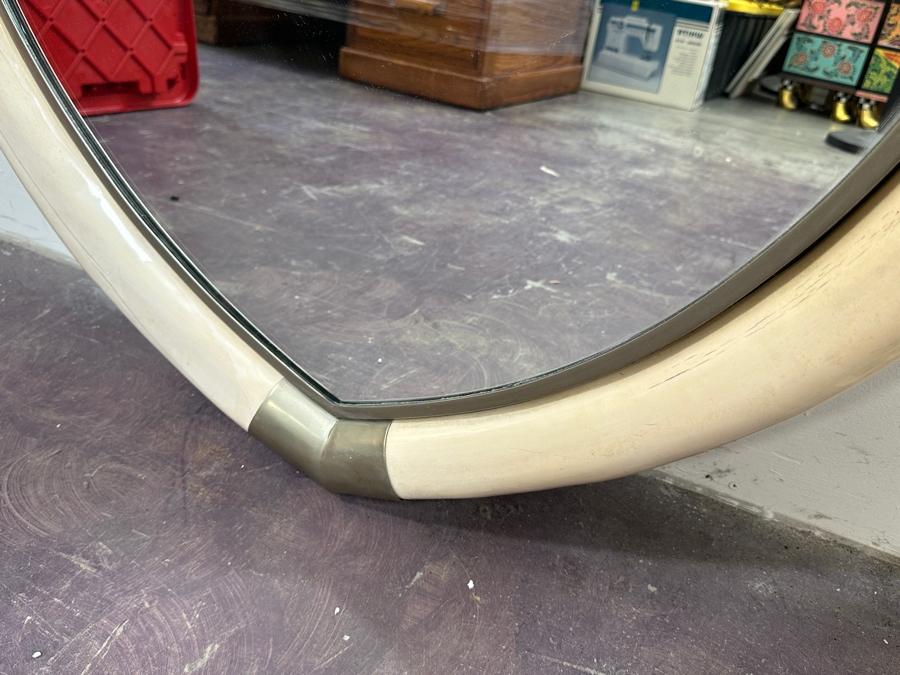 Just Added - Vintage Gene Jonson and Robert Marcius Designer Wall Mirror 34W X 44.5H [Photo 5]