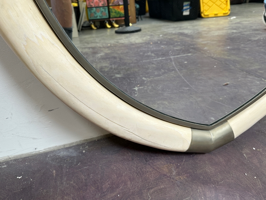 Just Added - Vintage Gene Jonson and Robert Marcius Designer Wall Mirror 34W X 44.5H [Photo 3]