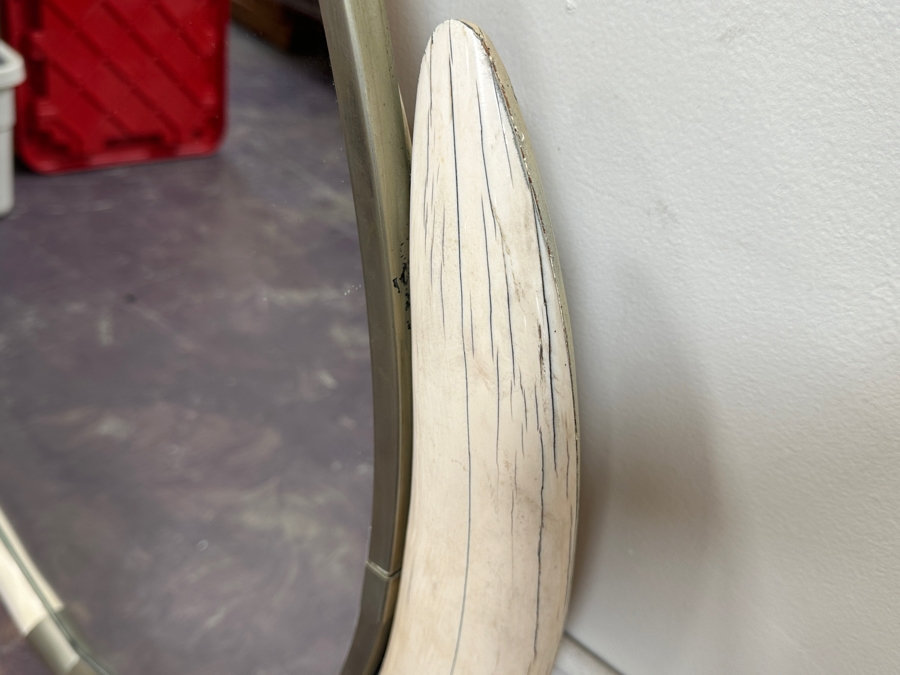 Just Added - Vintage Gene Jonson and Robert Marcius Designer Wall Mirror 34W X 44.5H [Photo 4]