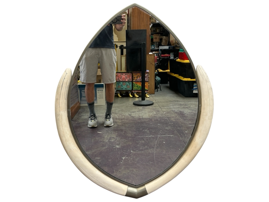 Just Added - Vintage Gene Jonson and Robert Marcius Designer Wall Mirror 34W X 44.5H
